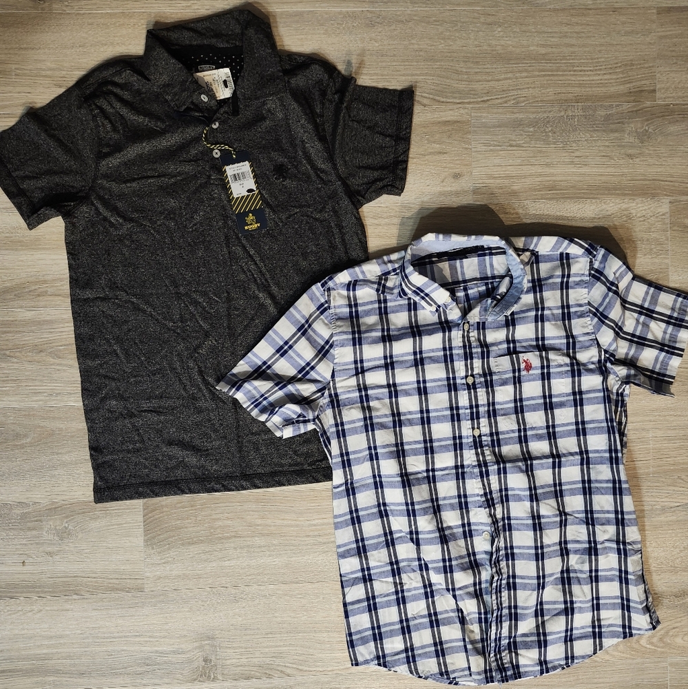 Bundle- Mens Shirts (M) Short Sleeve